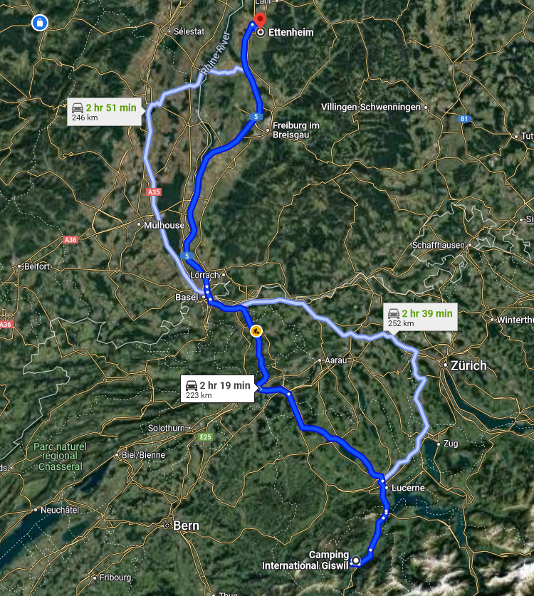 Ruta a Ettenheim