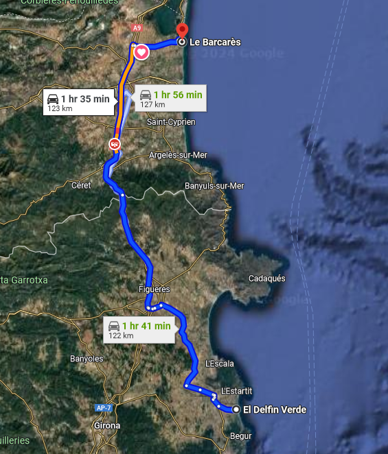 Llegada a Girona